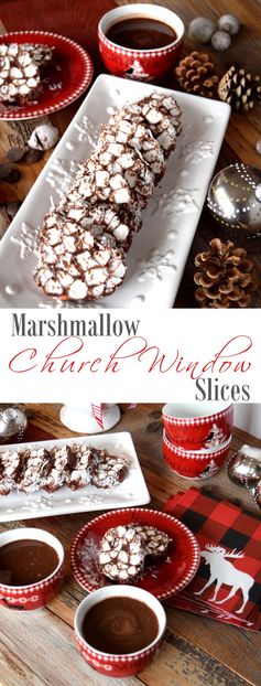 Marshmallow Church Window Slices