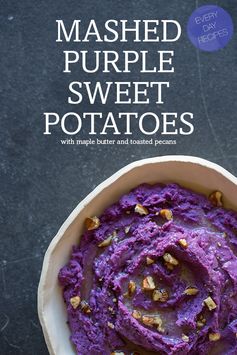 Mashed Purple Sweet Potatoes