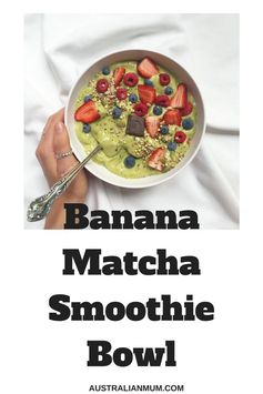 Matcha Banana Smoothie Bowl