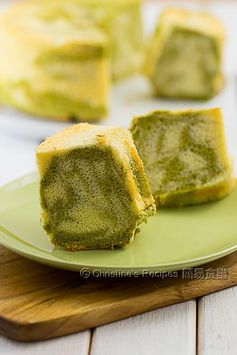 Matcha Marble Chiffon Cake