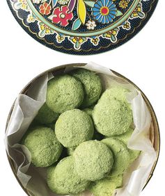 Matcha Mexican Wedding Cookies