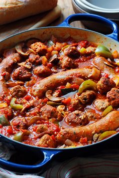 Meatball and Sausage Casserole