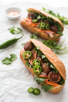 Meatball Bánh Mì Sandwich