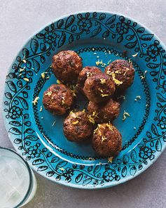Meatballs with Ouzo and Mint