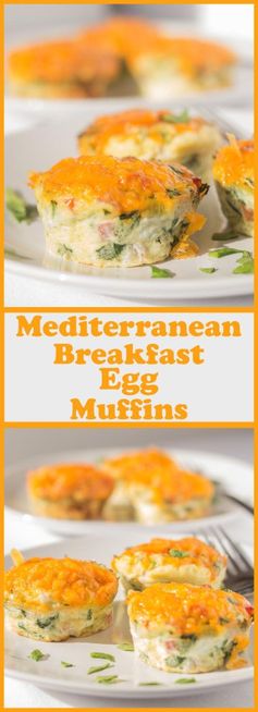 Mediterranean Breakfast Egg Muffins