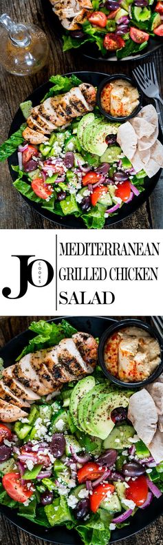 Mediterranean Grilled Chicken Salad