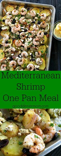 Mediterranean Shrimp Dinner - One Pan