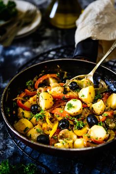 Mediterranean Warm Potato Salad