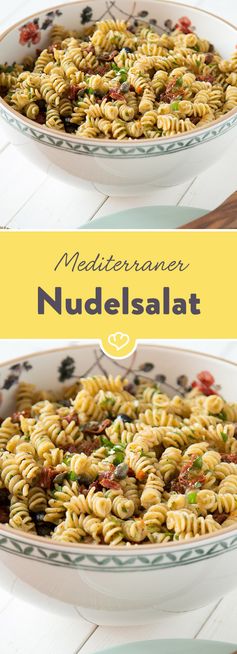 Mediterraner Nudelsalat ohne Mayo – die italienische Art