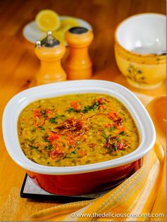 Methi Chicken Khichda (Savory Fenugreek Chicken Porridge