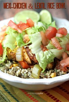 Mexi-Chicken & Lentil Rice Bowl