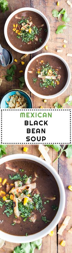 Mexican Black Bean Soup