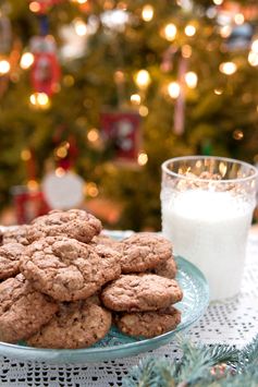 Mexican Chocolate Oatmeal Cookies