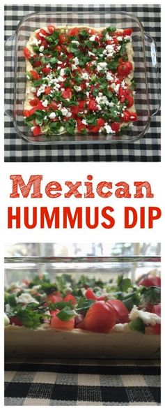 Mexican Layered Hummus Dip