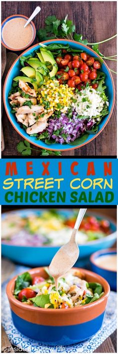 Mexican Street Corn Chicken Salad