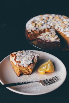 Meyer lemon almond cake