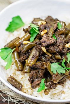 Middle Eastern Beef Stew Recipe with Green Beans