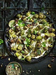 Middle Eastern roasted sprouts