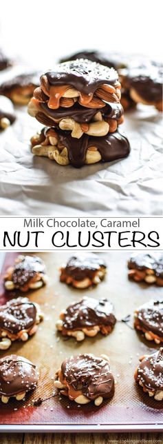 Milk Chocolate Caramel Nut Clusters