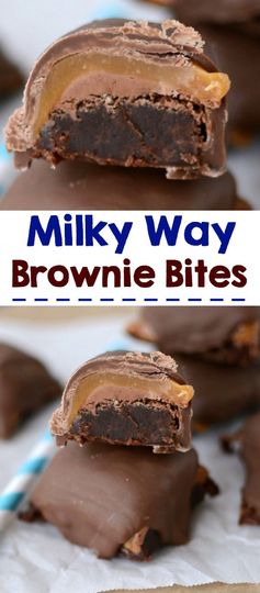 Milky Way Brownie Bites