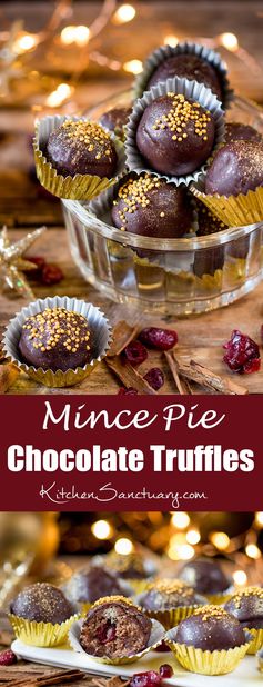 Mince Pie Truffles - A Lovely Edible Gift