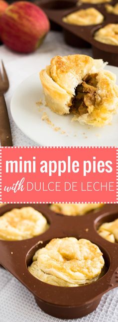 Mini Apple Pies with Dulce de Leche