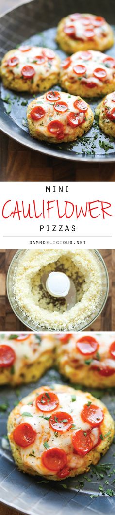 Mini Cauliflower Pizzas