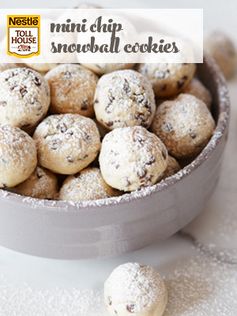 Mini Chip Snowball Cookies