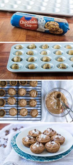 Mini French Silk Cookie Pies