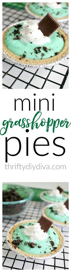 Mini Grasshopper Pies