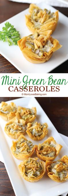 Mini Green Bean Casseroles