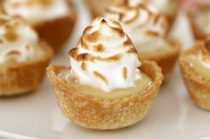 Mini Lemon Meringue Tarts - Conventional Method