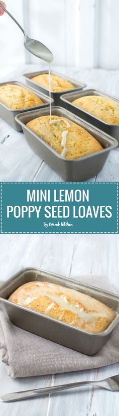 Mini Lemon Poppyseed Loaves