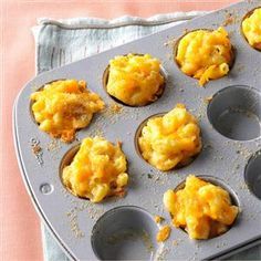 Mini Mac & Cheese Bites