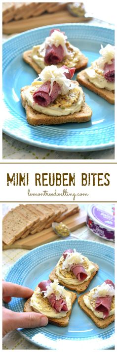 Mini Reuben Bites