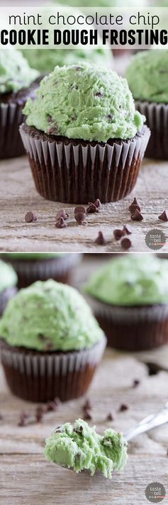 Mint Chocolate Chip Cookie Dough Frosting