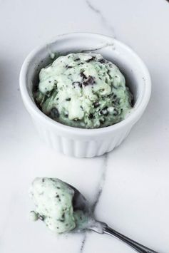 Mint Chocolate Chip Ice Cream (Vegan