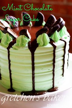 Mint Chocolate Layer Cake