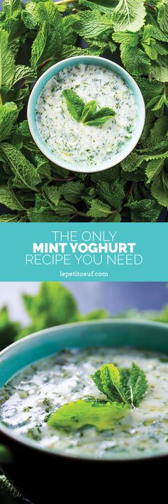 Mint yoghurt