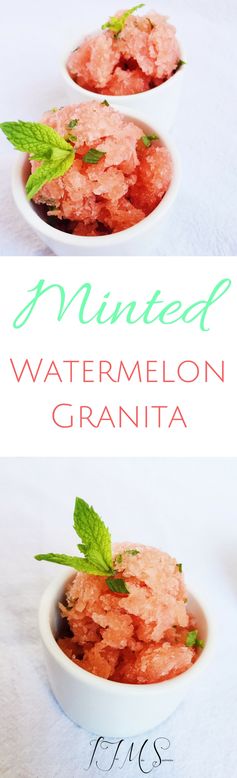 Minted Watermelon Granita