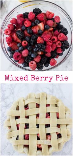 Mixed Berry Pie