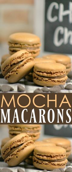 Mocha Macarons