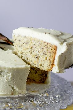 Moist Banana Cake with Cream Cheese Frosting