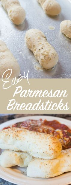 Mom's Easy Parmesan Breadsticks