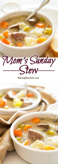 Mom's Sunday Beef Stew