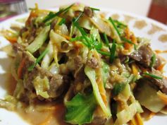 Mongolian Beef With Cabbage for HCG Diet