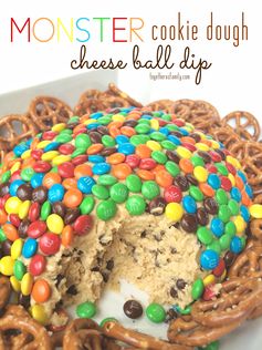 Monster Cookie Dough Cheeseball