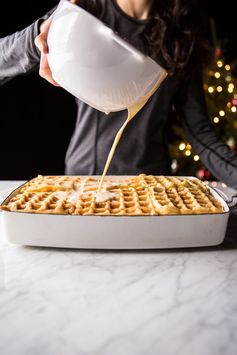 Monte Cristo Waffle Strata