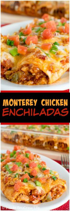 Monterey Chicken Enchiladas