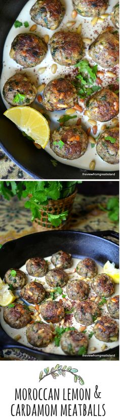 Moroccan Lemon and Cardamom Meatballs